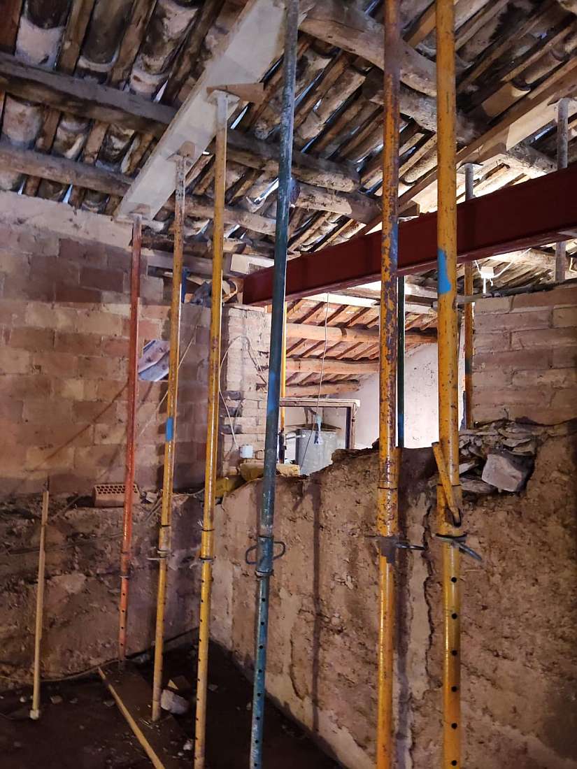 Rehabilitació estructural d'un edifici antic a Barcelona
