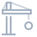 Icona de grua per a arquitectes professionals
